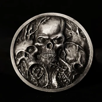 Deathbones X RiddickArt Belt Buckles Concept 2