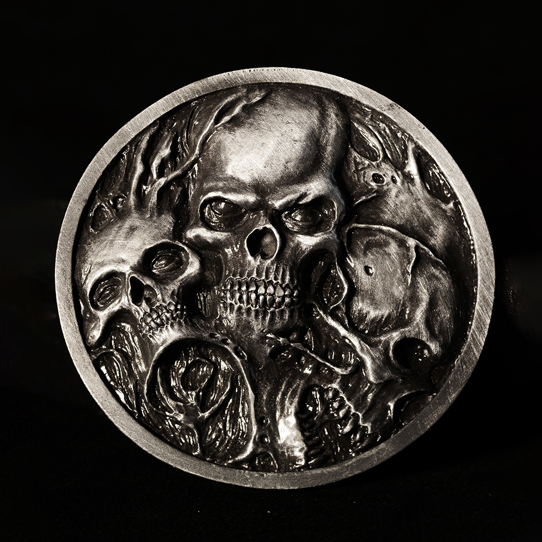 Deathbones X RiddickArt Belt Buckles Concept 2