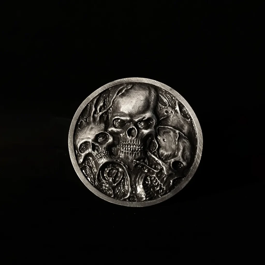 Deathbones X RiddickArt Belt Buckles Concept 2