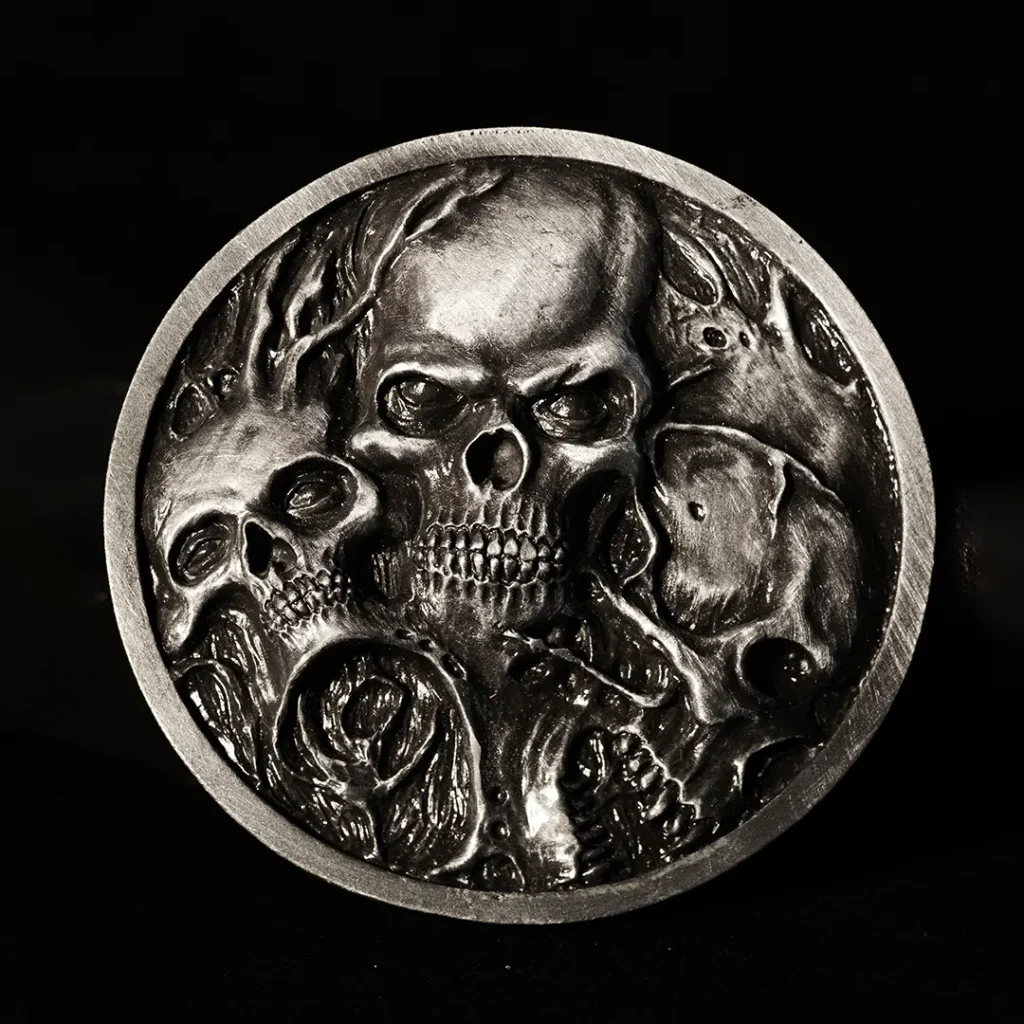 Deathbones X RiddickArt Belt Buckles Concept 2