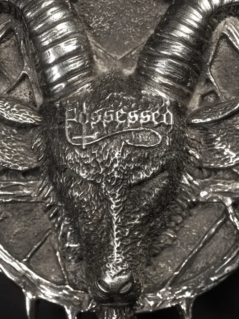 Possessed – Goat Pentagram Buckle
