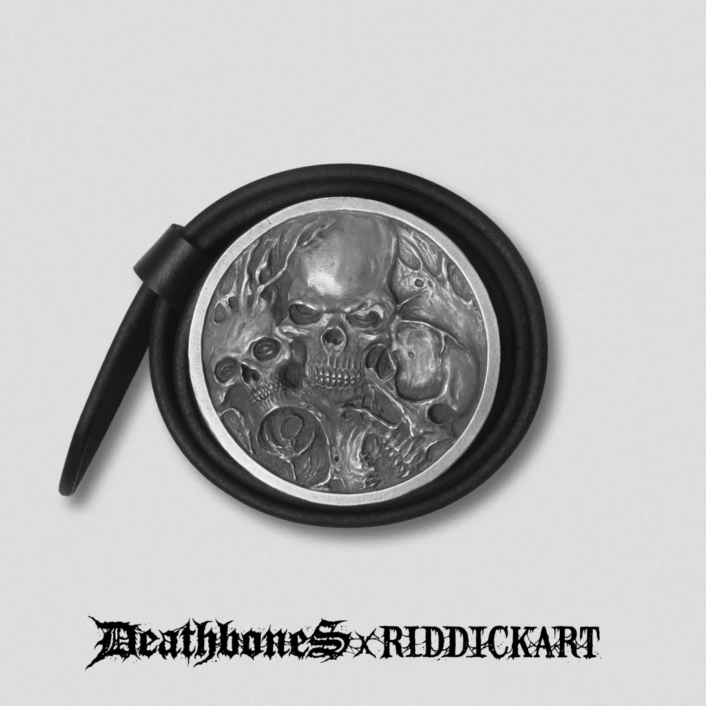 Deathbones X RiddickArt Belt Buckles Concept 2