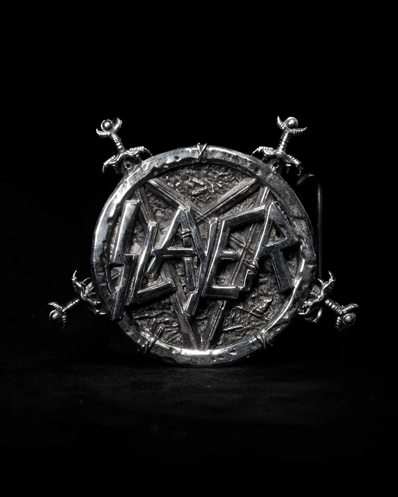 SLAYER BUCKLE – REIGN IN BLOOD 40TH ANNIVERSARY